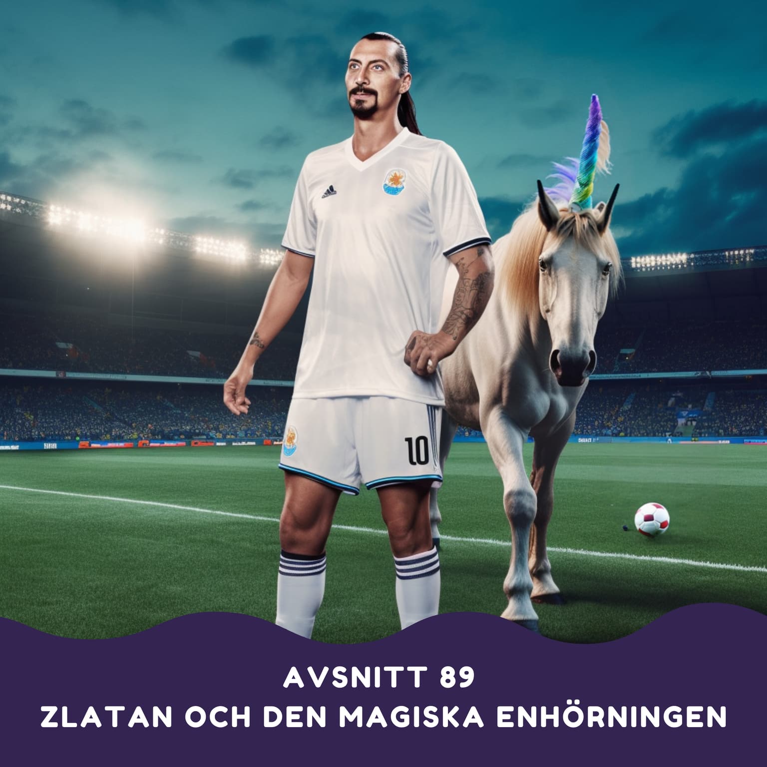 Zlatan och den magiska enhörningen artwork