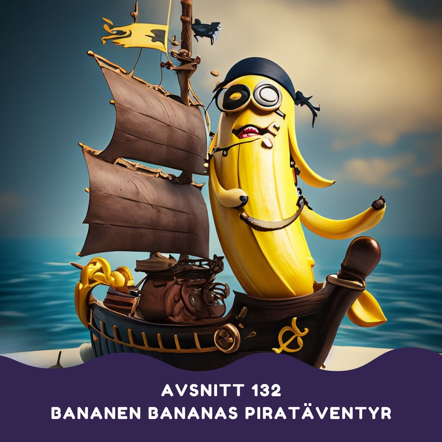 Bananen Bananas piratäventyr artwork