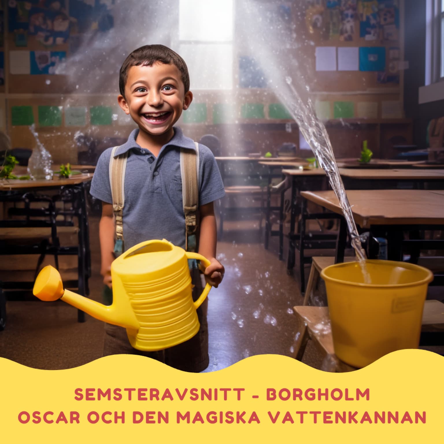 Oscar och den magiska vattenkannan artwork