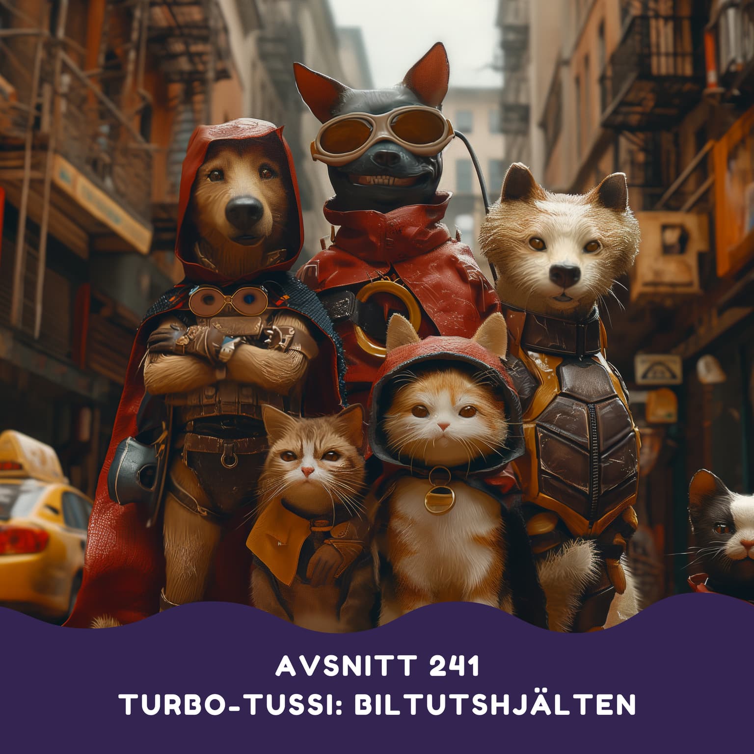 Turbo-Tussi: Biltutshjälten artwork