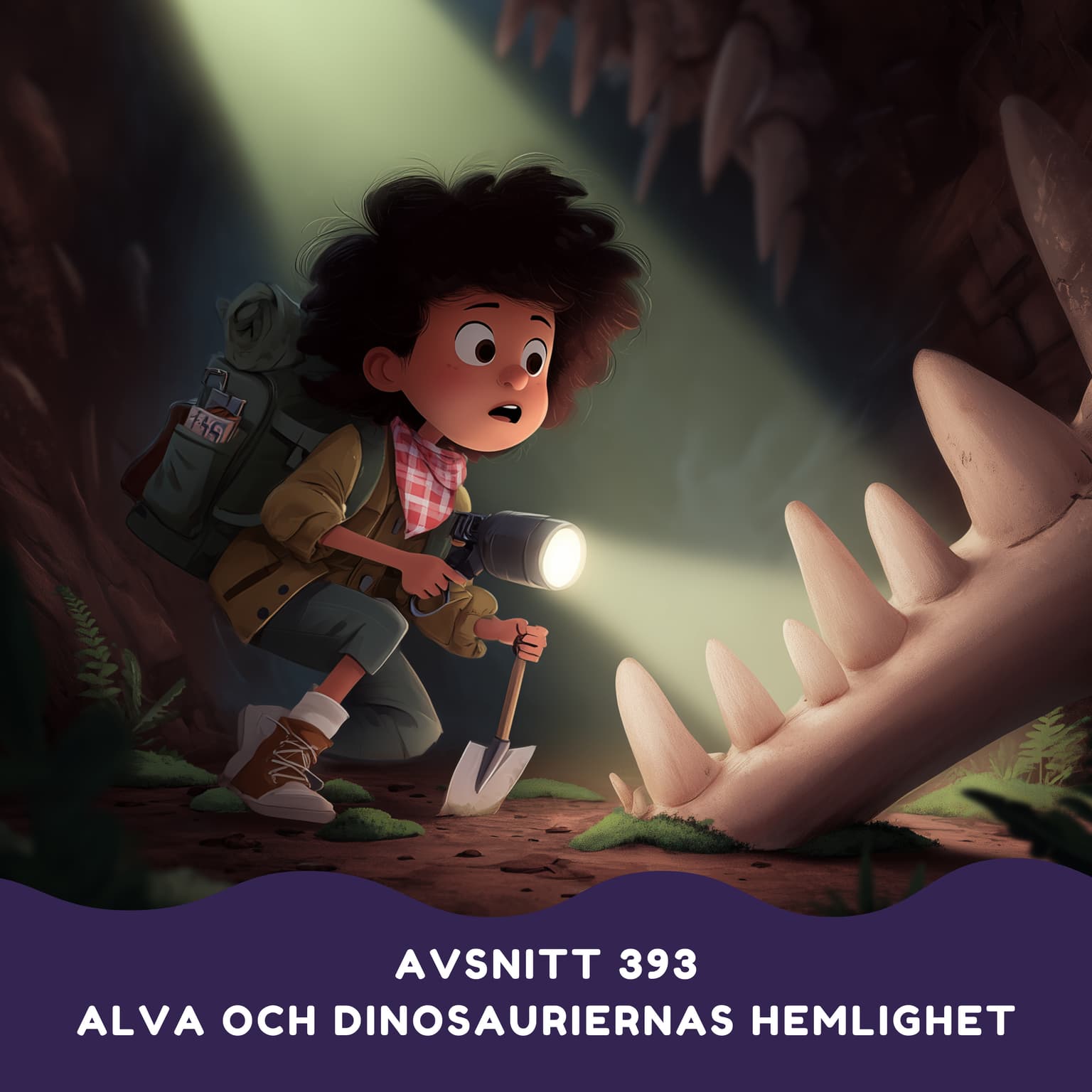 Alva och dinosauriernas hemlighet artwork