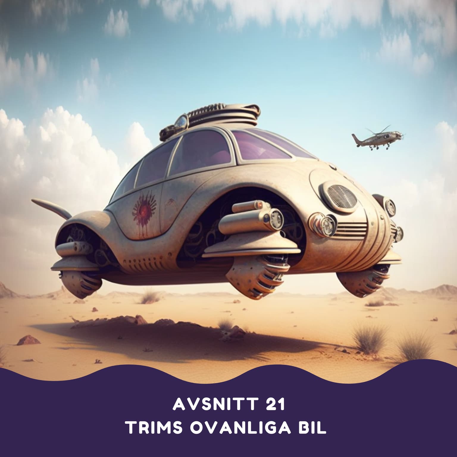 Trims ovanliga bil artwork