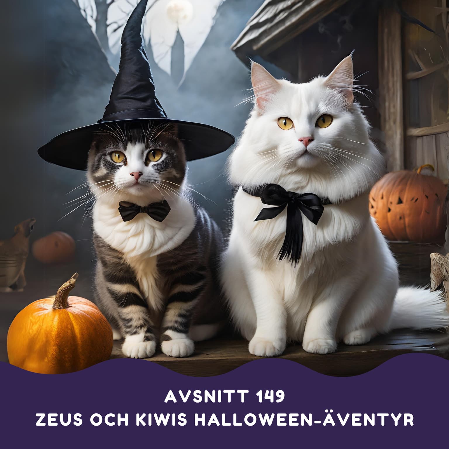 Zeus och Kiwis Halloween-äventyr artwork