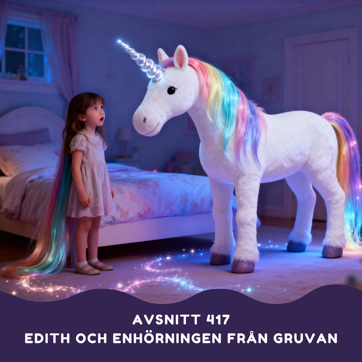 Edith och enhörningen från gruvan artwork