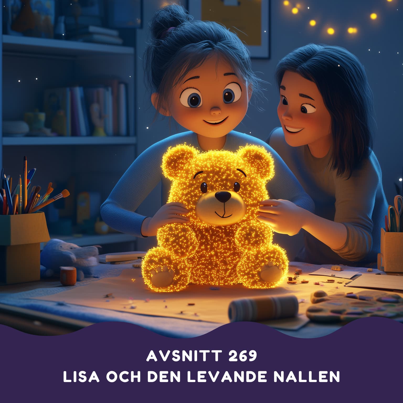Lisa och den levande nallen artwork