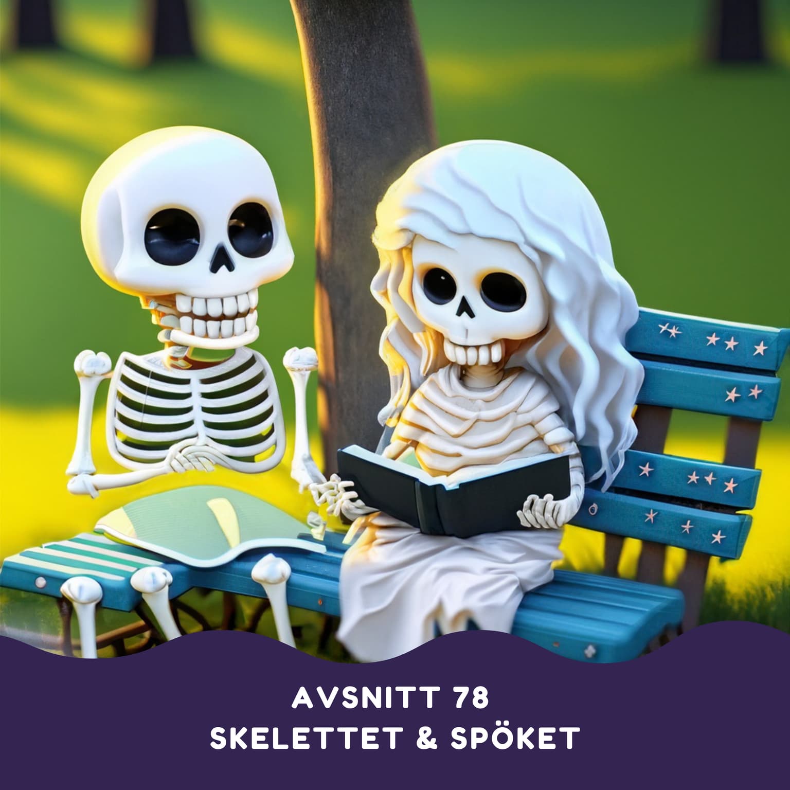 Skelettet och spöket artwork