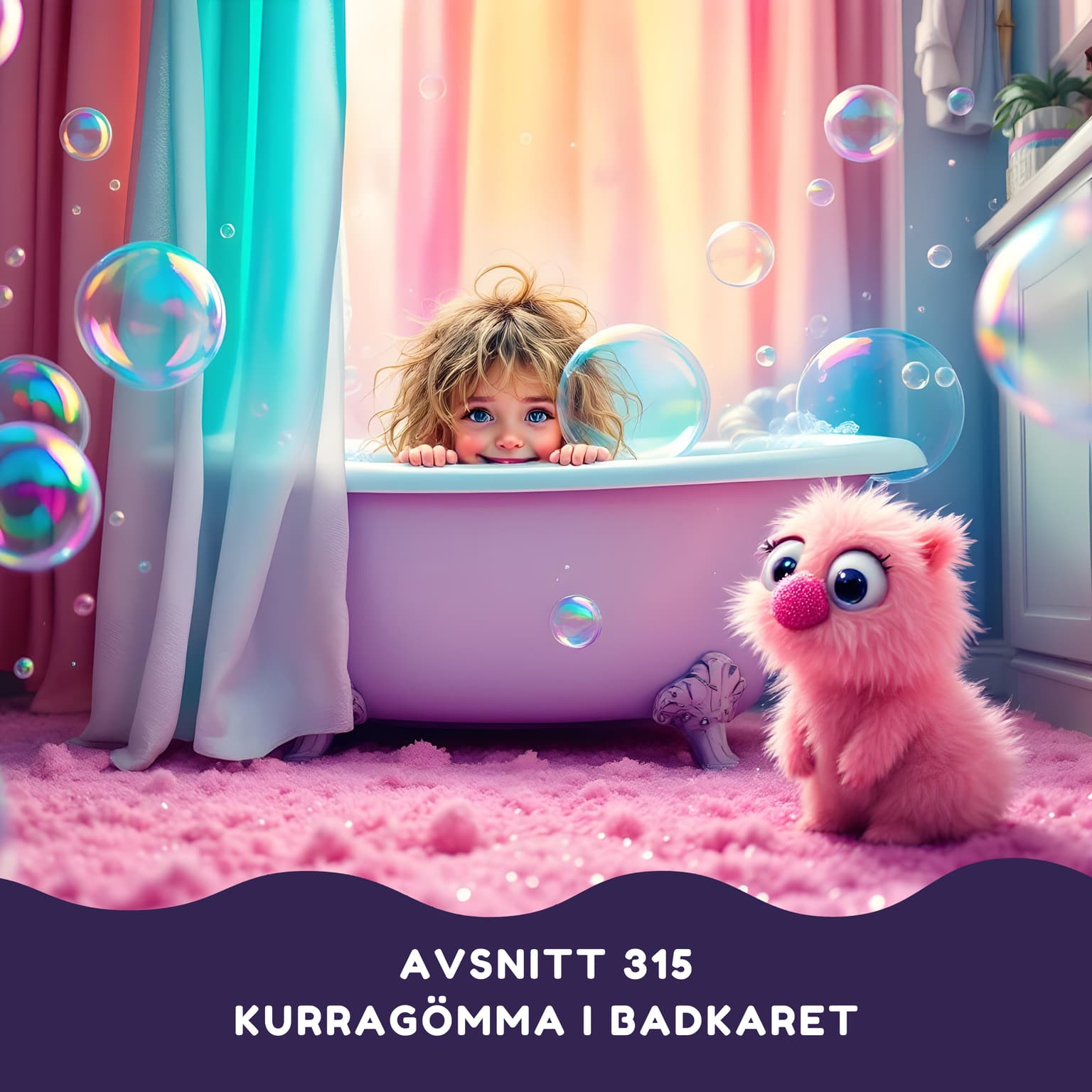 Kurragömma i badkaret artwork