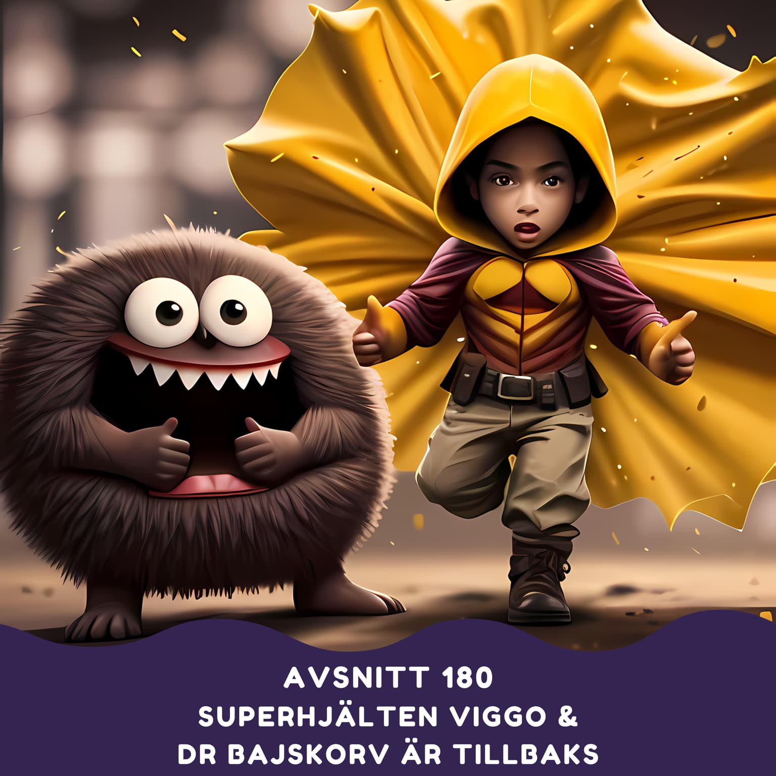 Superhjälten Viggo och Dr Bajskorv är tillbaks artwork