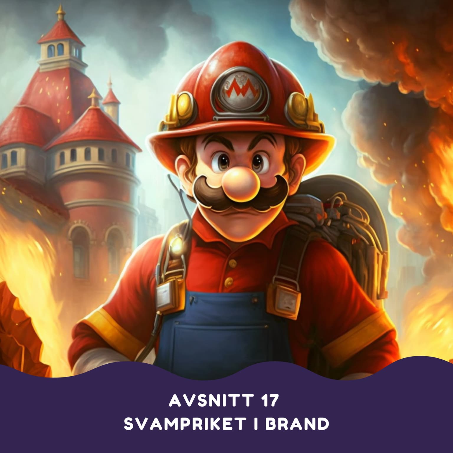 Svampriket i brand artwork