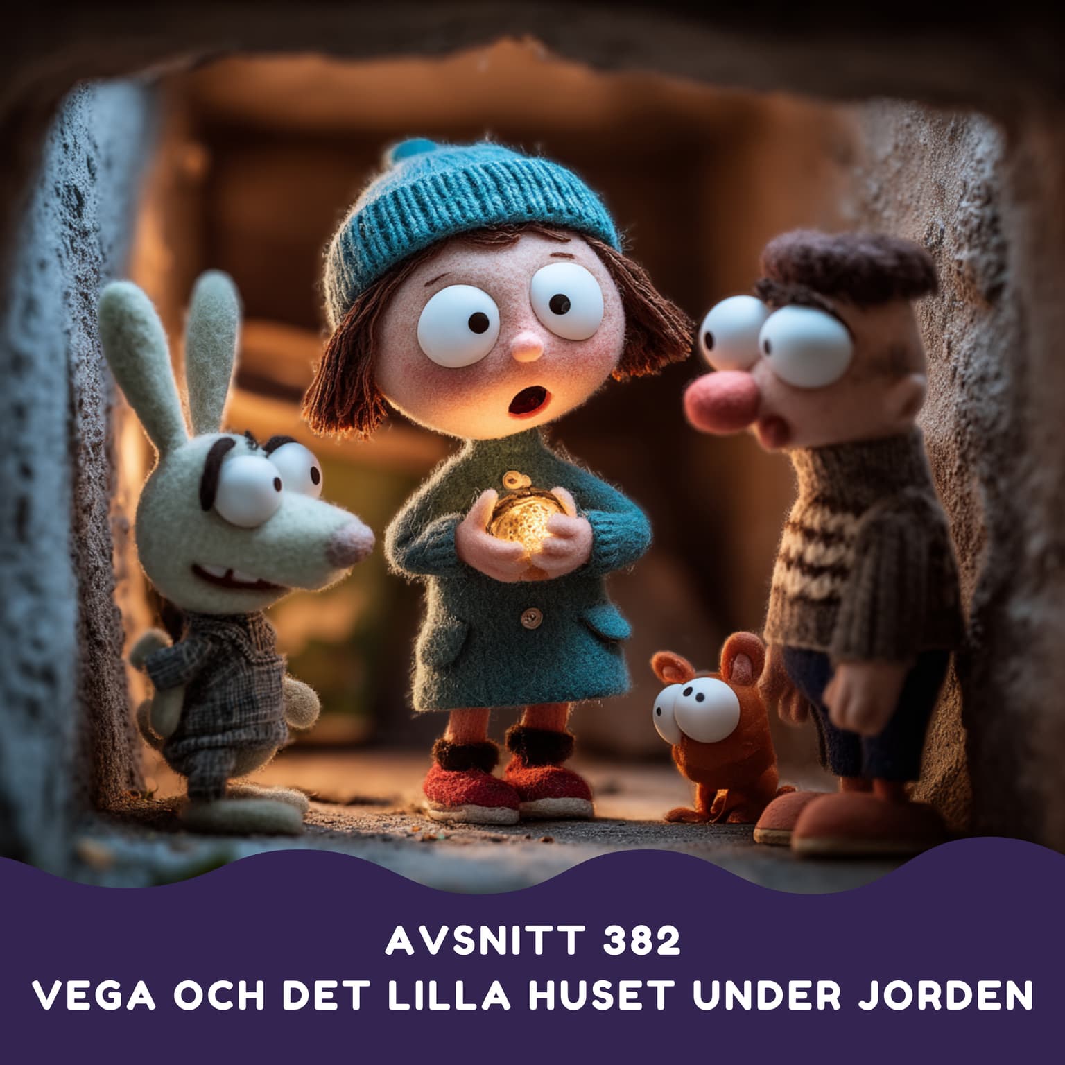 Vega och det lilla huset under jorden artwork