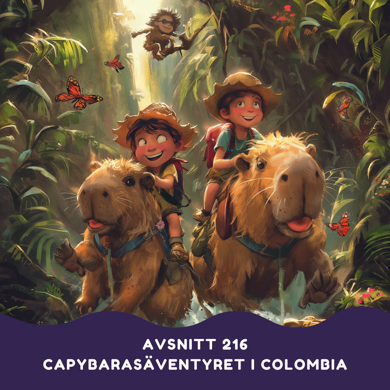 Capybarasäventyret i Colombia artwork