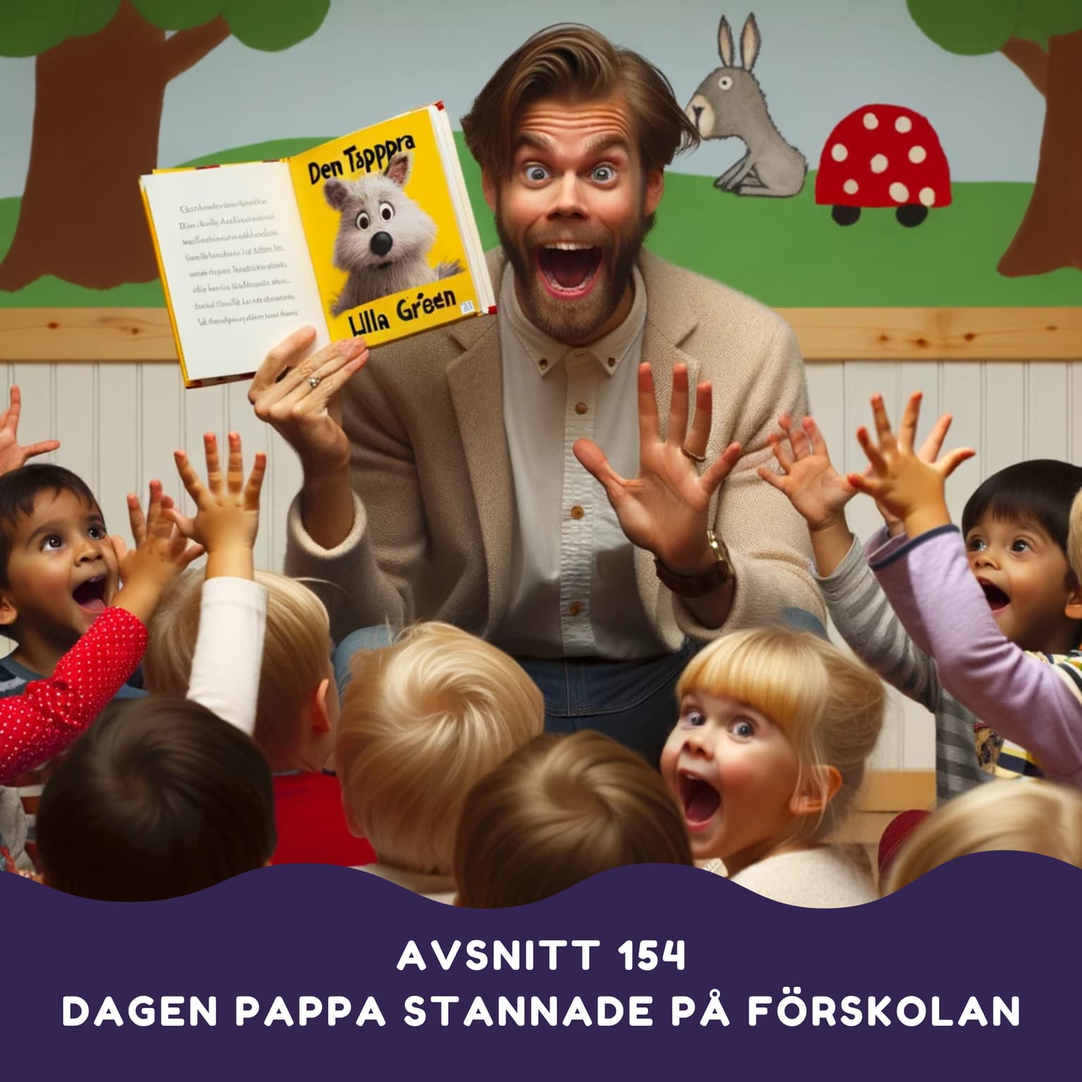 Dagen pappa stannade på förskolan artwork