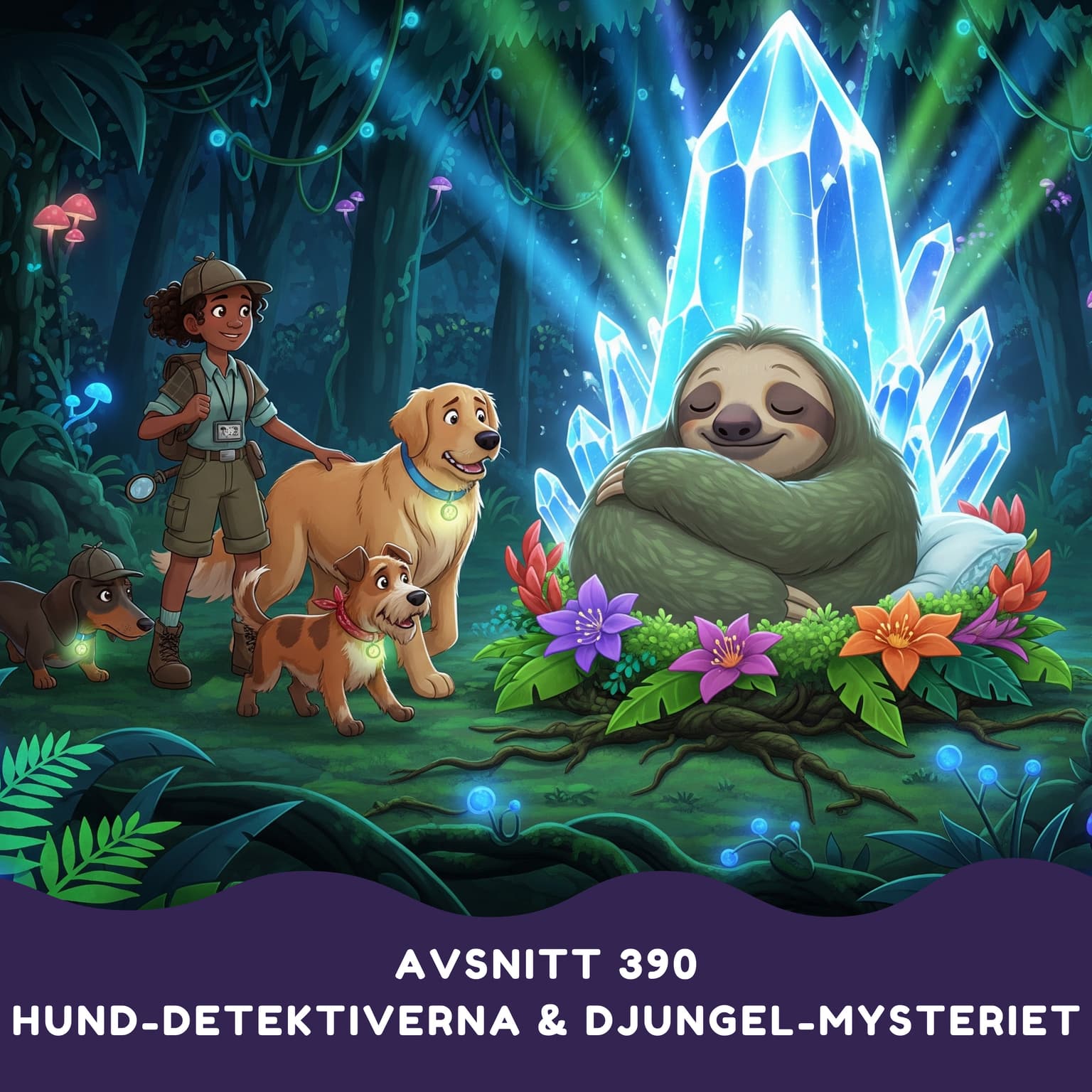 Hund-detektiverna löser djungel-mysteriet artwork