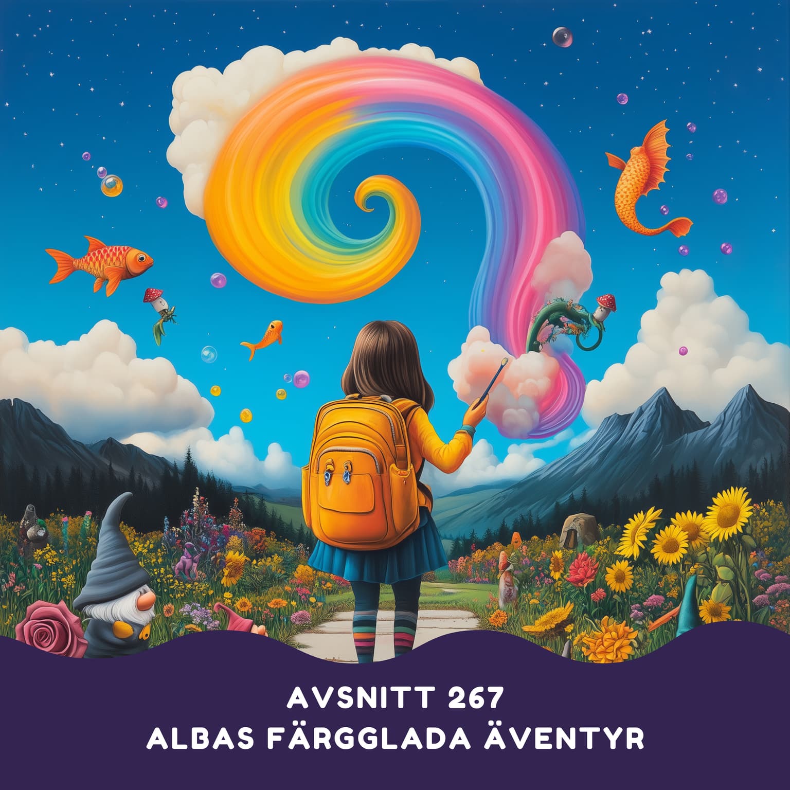 Albas färgglada äventyr artwork