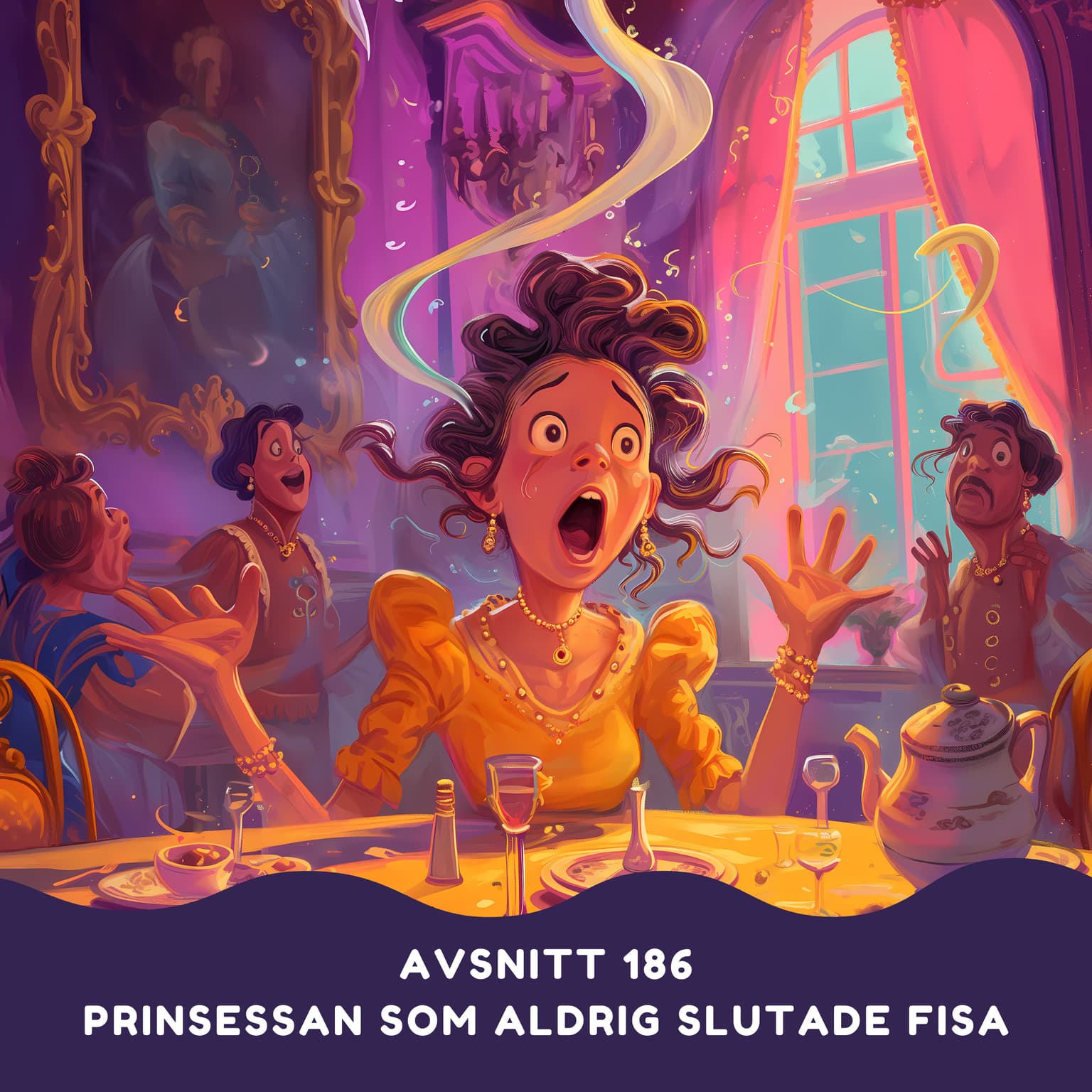 Prinsessan som aldrig slutade fisa artwork