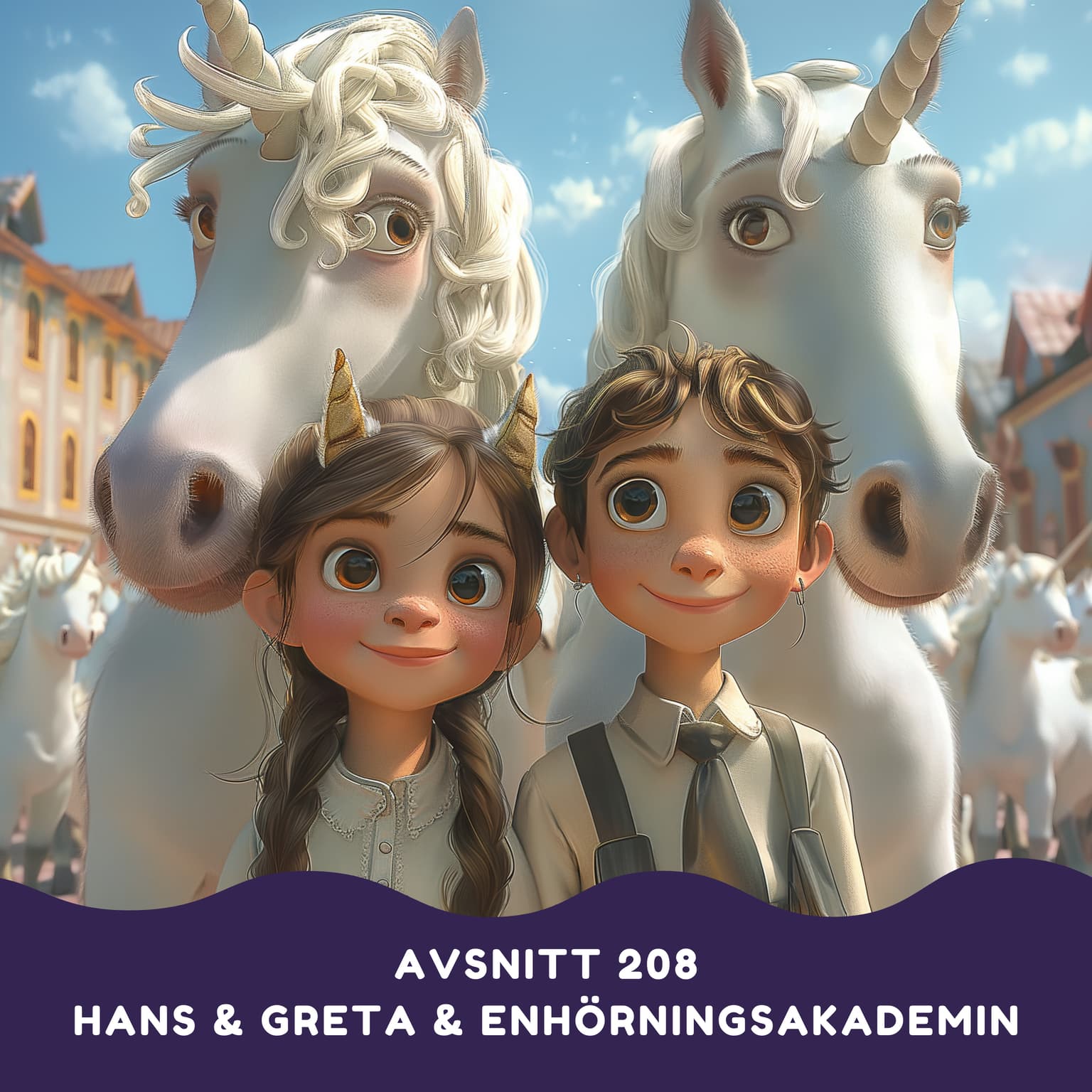 Hans och Greta och enhörningsakademin artwork