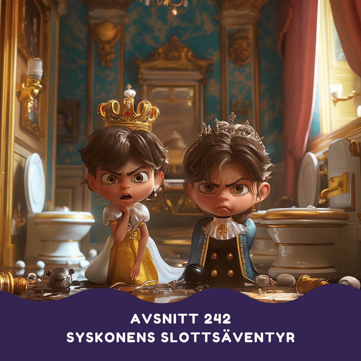 Syskonens slottsäventyr artwork
