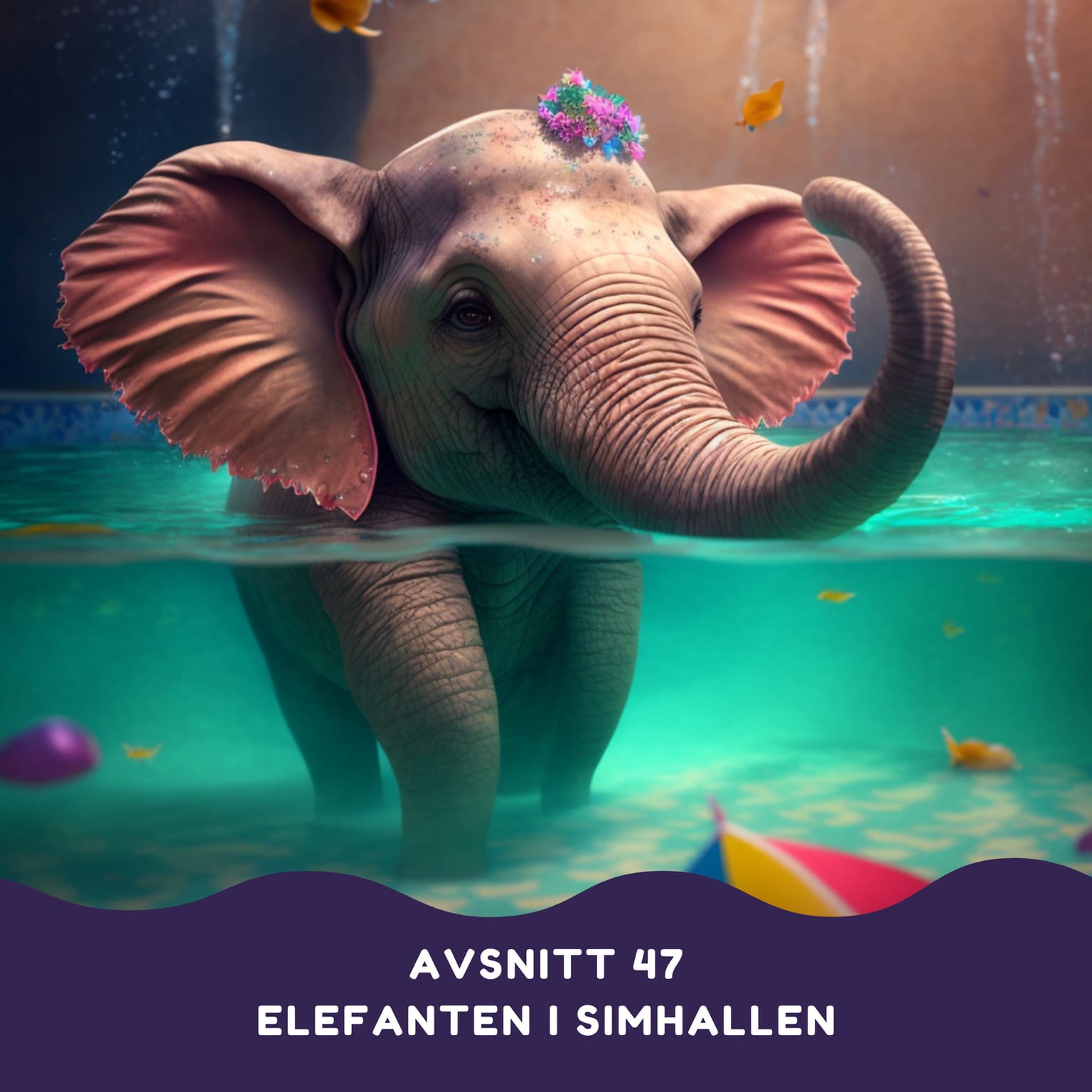Elefanten i simhallen artwork