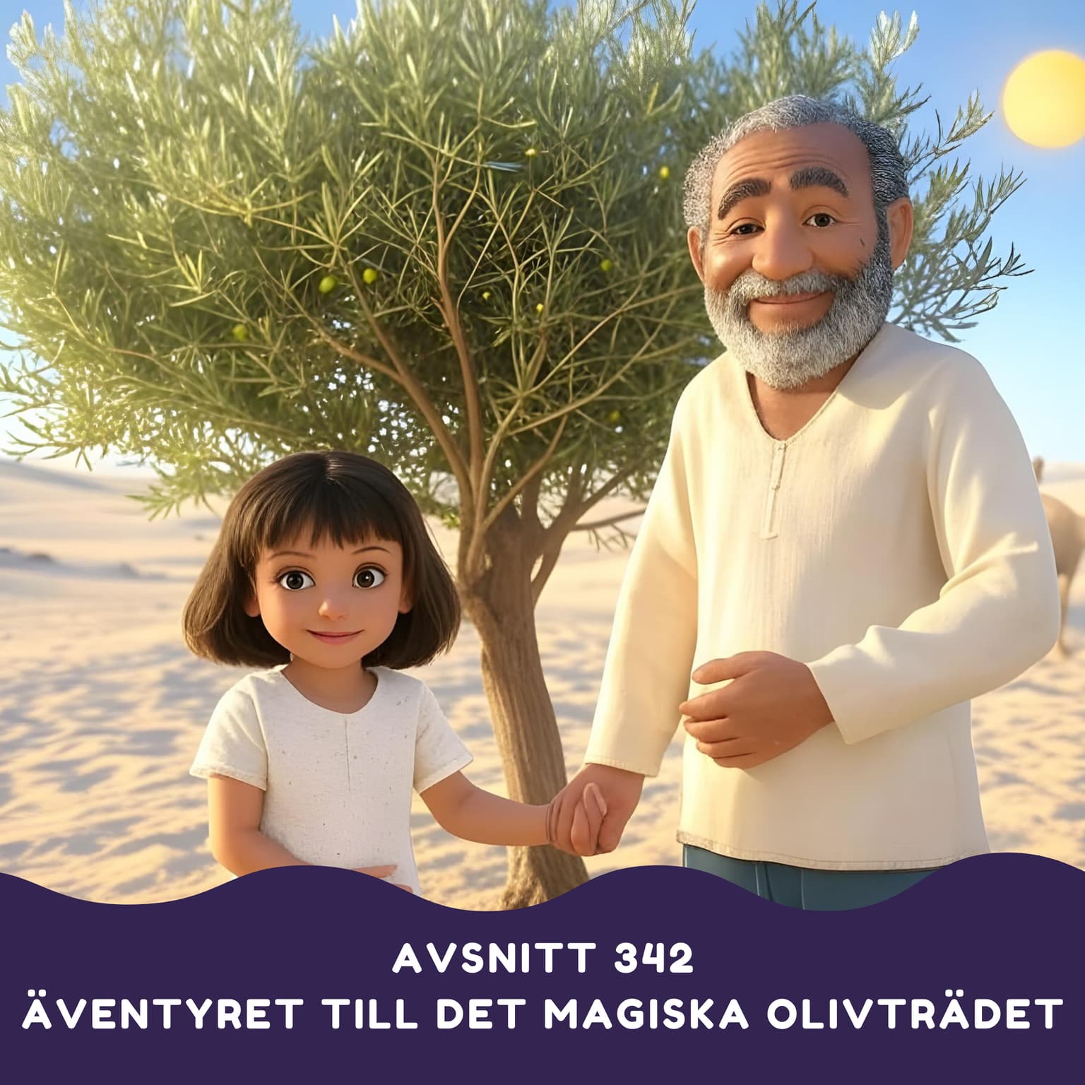 Äventyret till det magiska olivträdet artwork