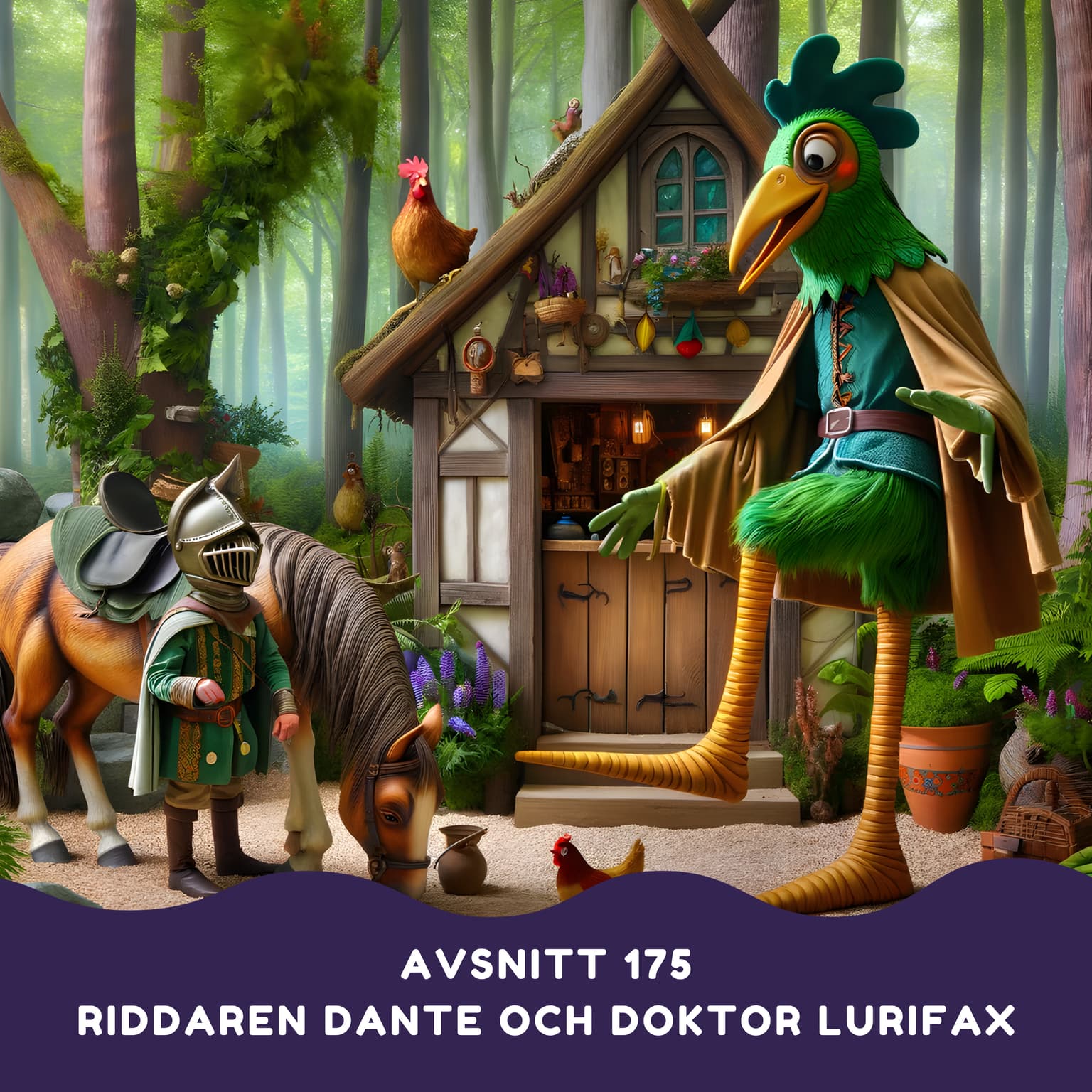Riddaren Dante och Doktor Lurifax artwork