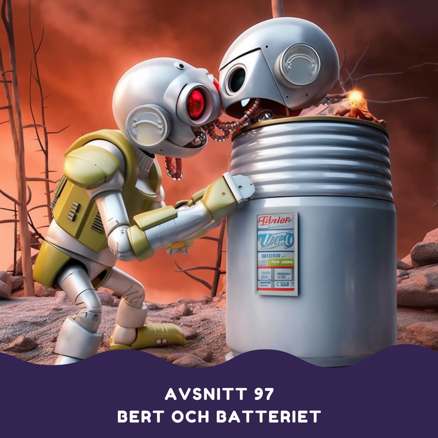 Bert och batteriet artwork