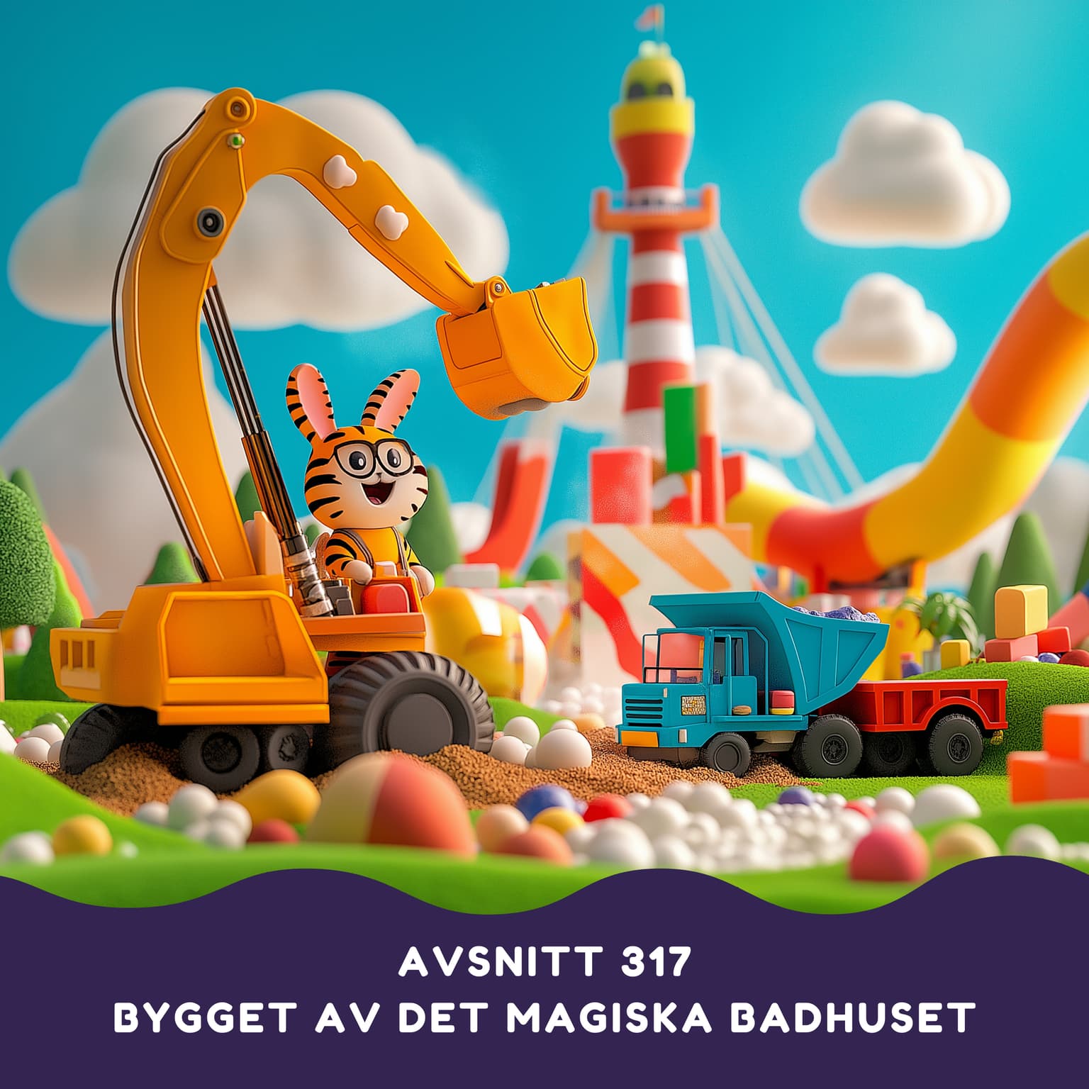 Bygget av det magiska badhuset artwork