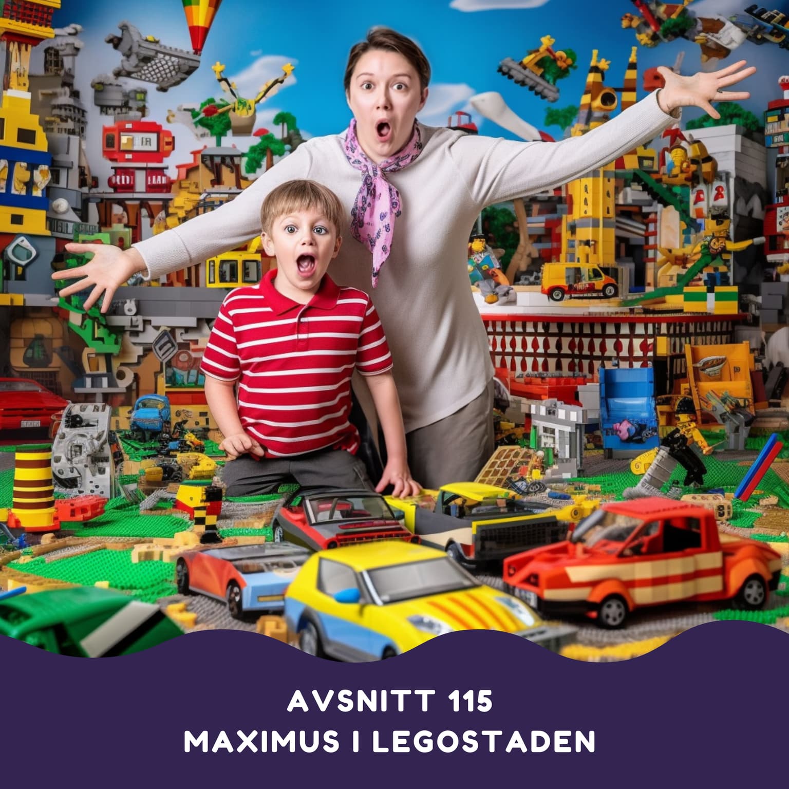 Maximus i Legostaden artwork