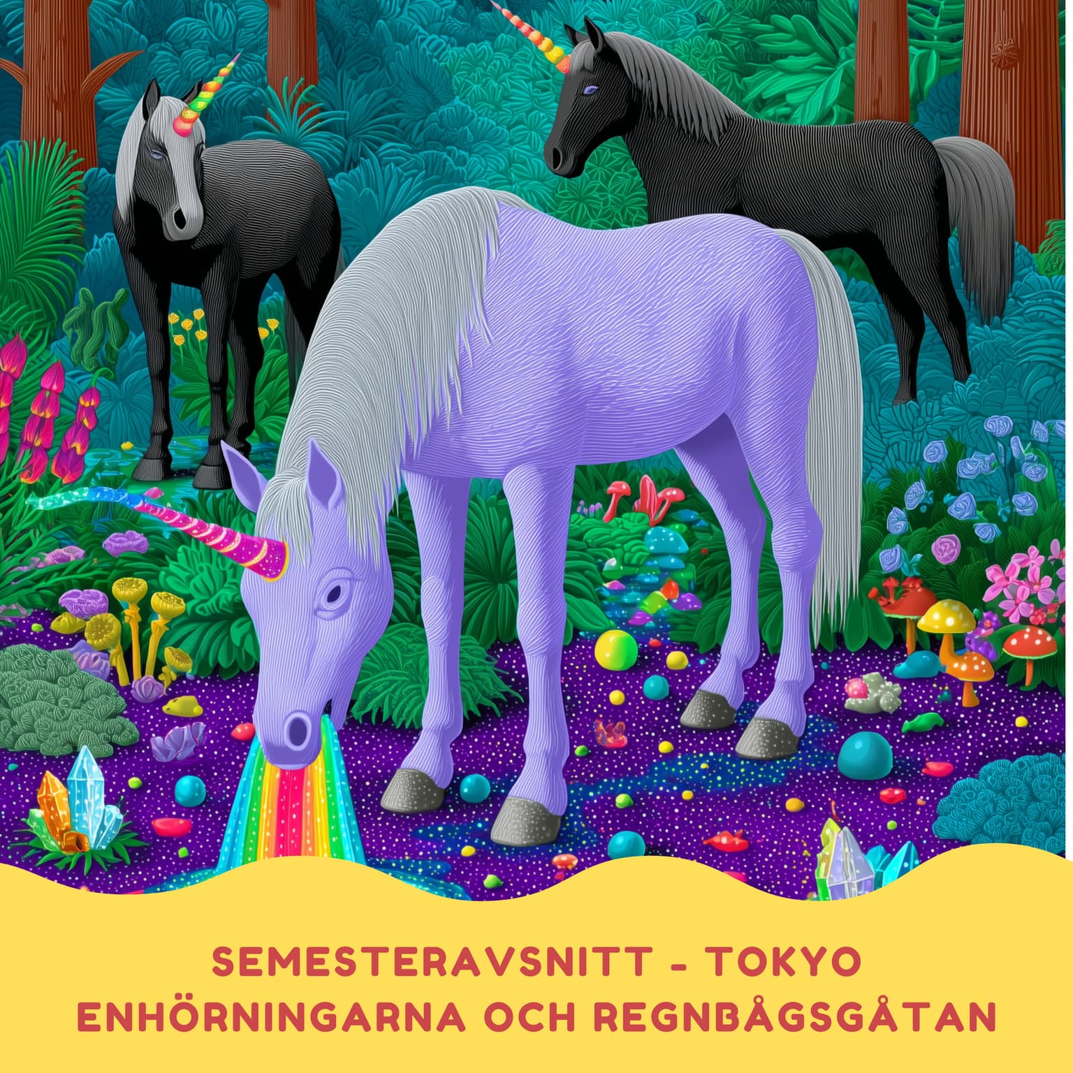 Enhörningarna och regnbågsgåtan artwork
