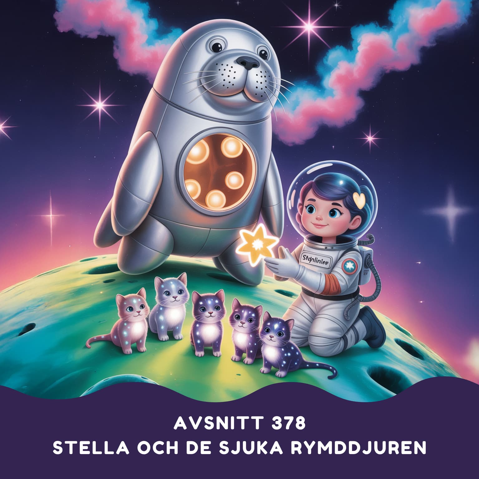 Stella och de sjuka rymddjuren artwork