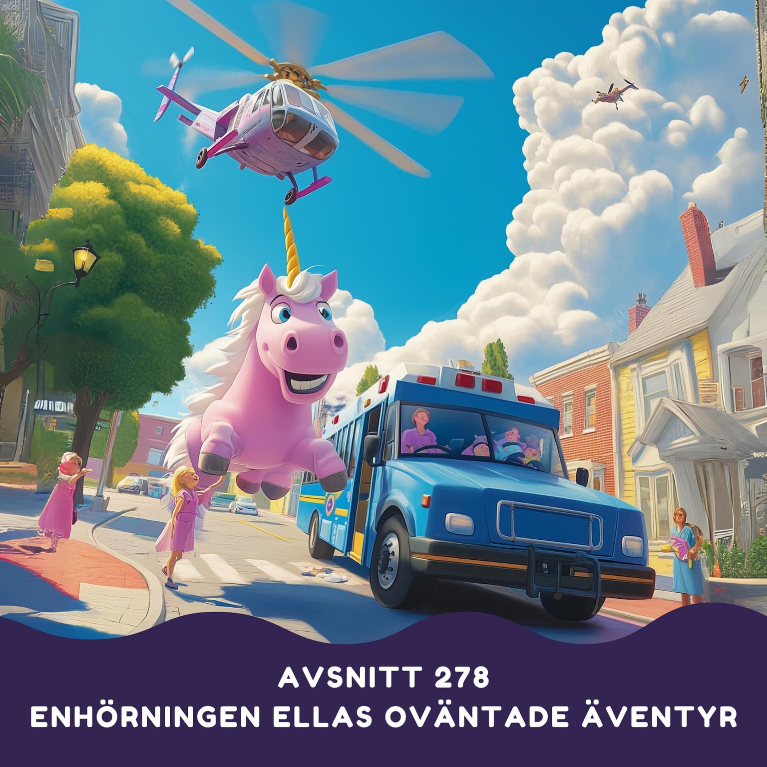 Enhörningen Ellas oväntade äventyr artwork