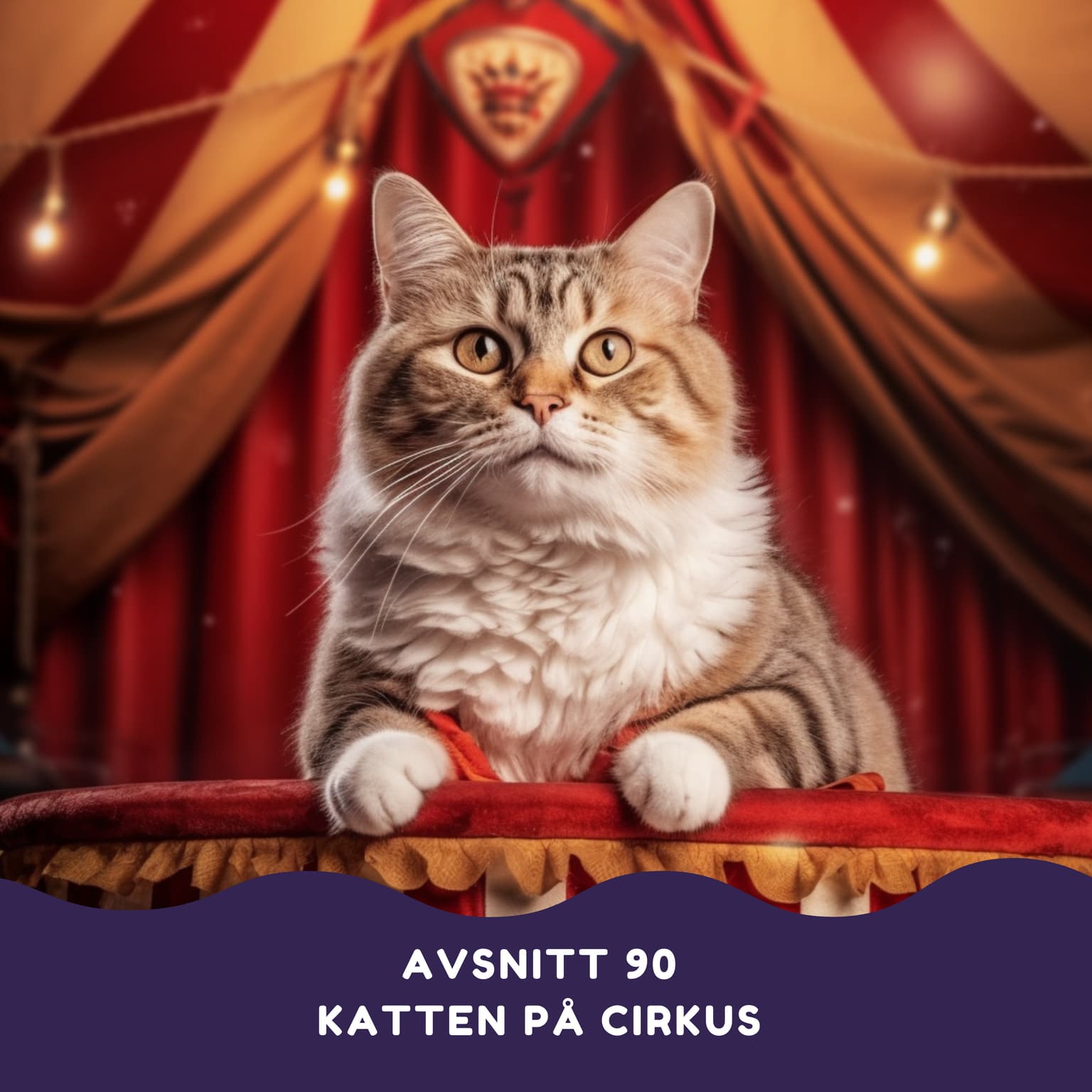 Katten på cirkus artwork