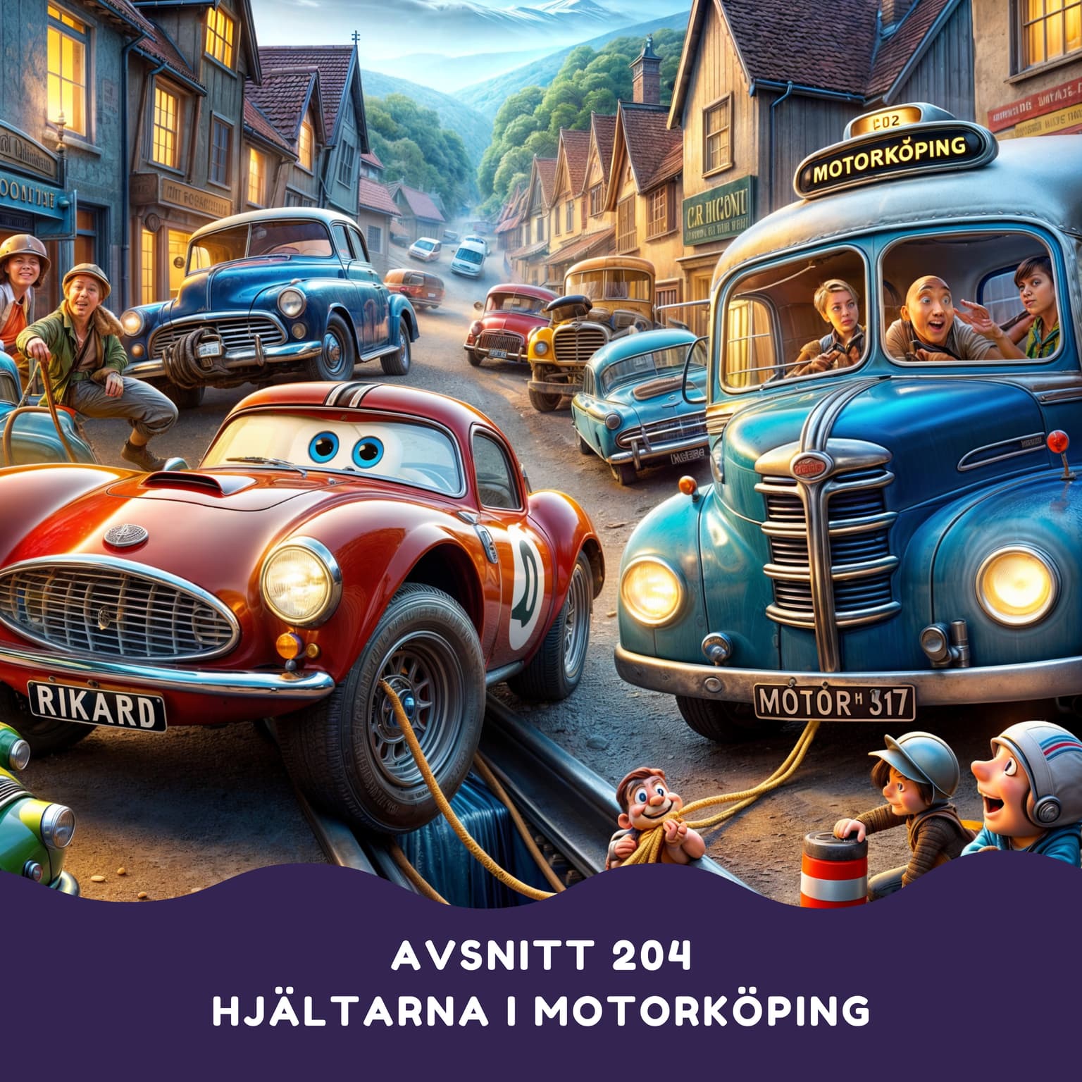 Hjältarna i Motorköping artwork