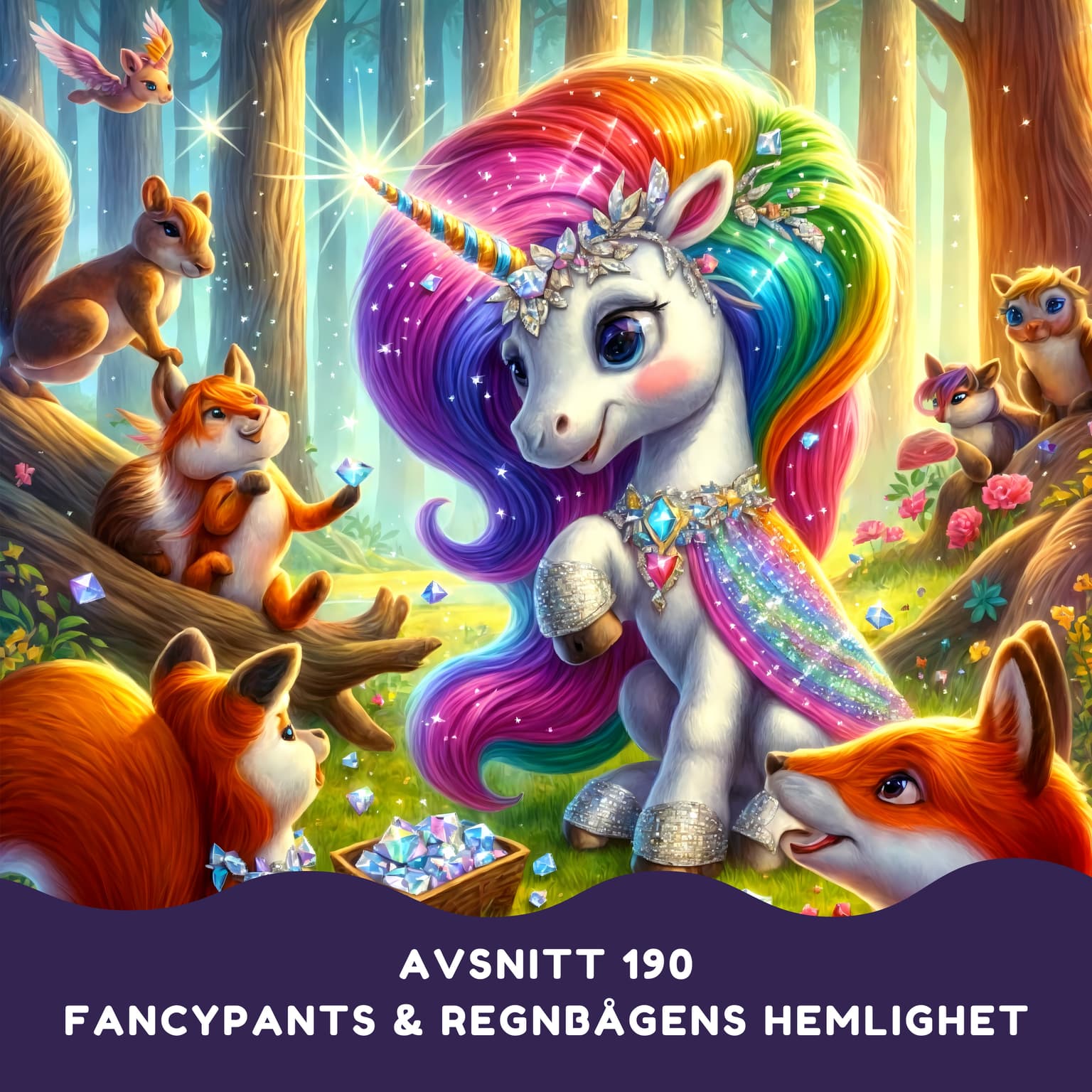 Fancypants och regnbågens hemlighet artwork