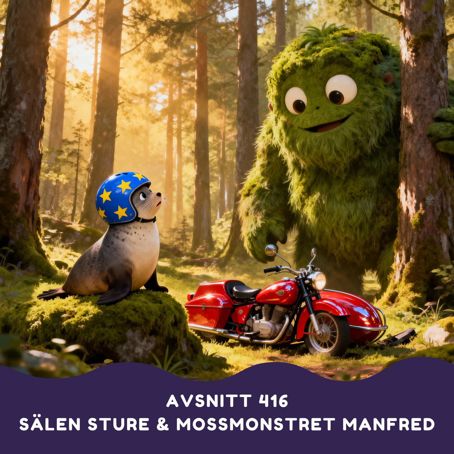Sälen Sture och mossmonstret Manfred artwork