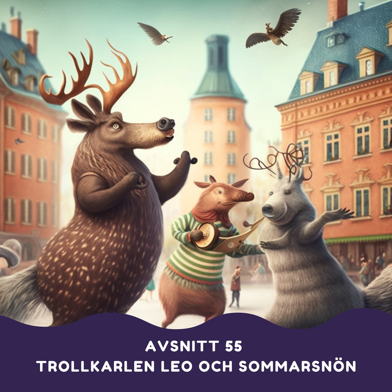 Trollkarlen Leo och sommarsnön artwork