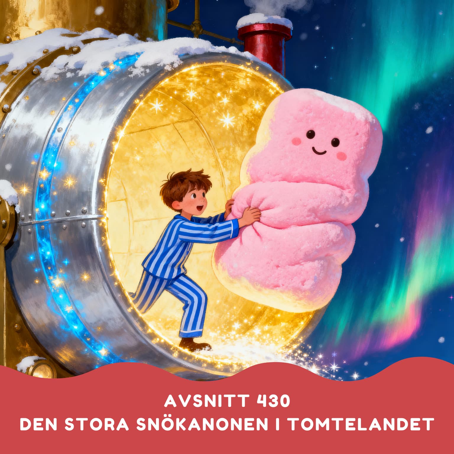 Den stora snökanonen i tomtelandet artwork