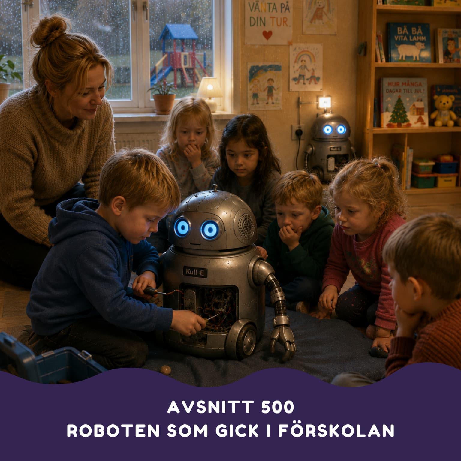 Roboten som gick i förskolan artwork