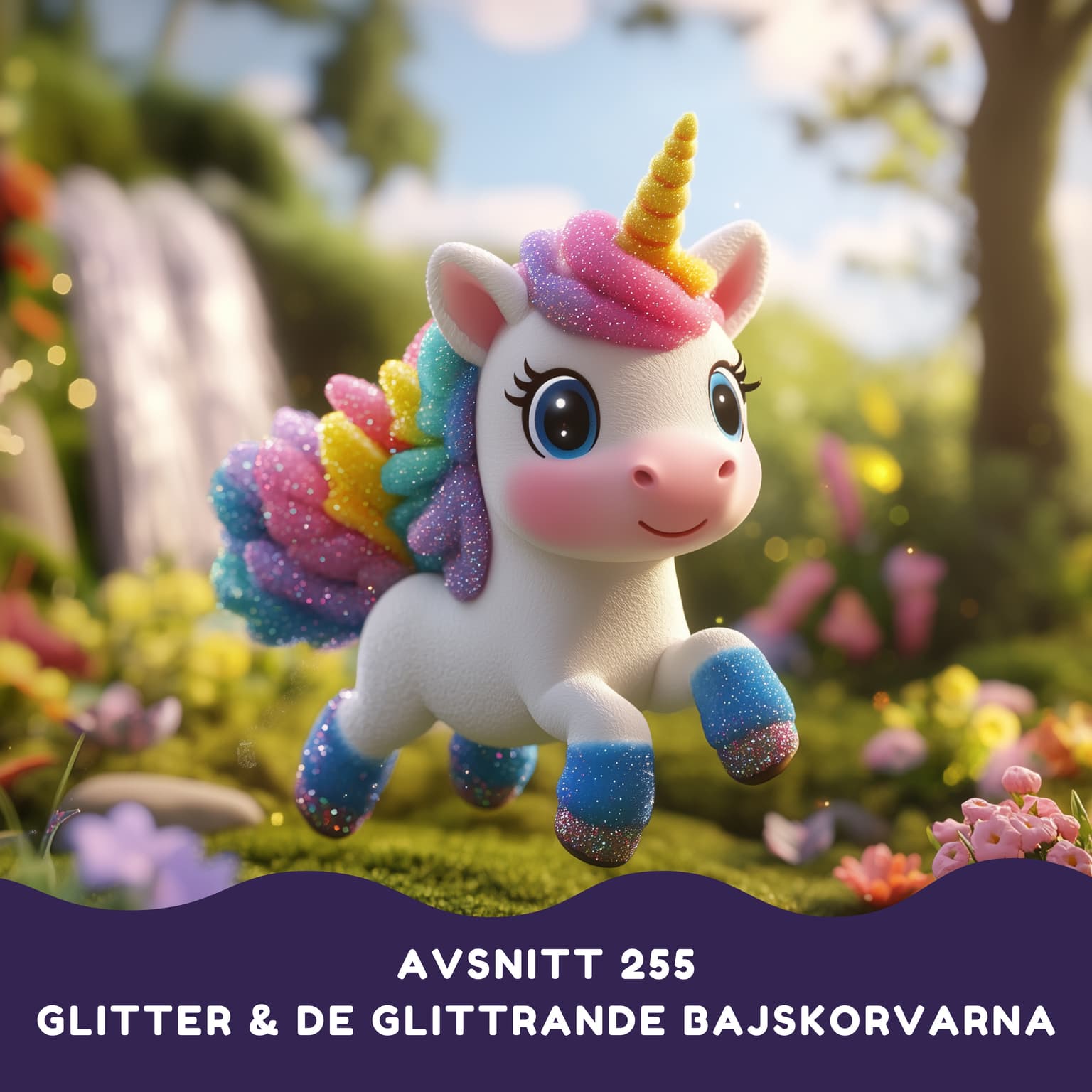 Glitter och de glittrande bajskorvarna artwork