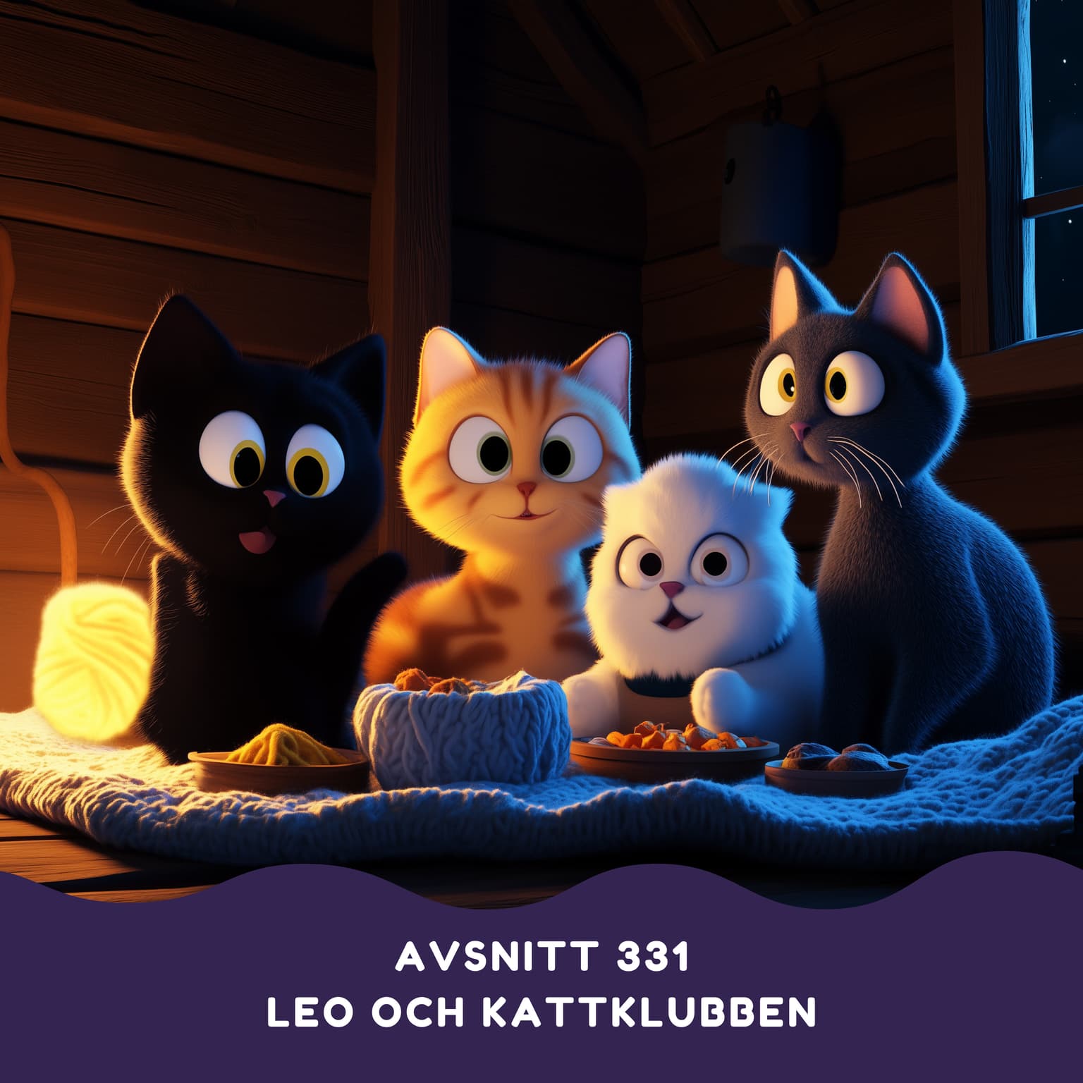 Leo och kattklubben artwork