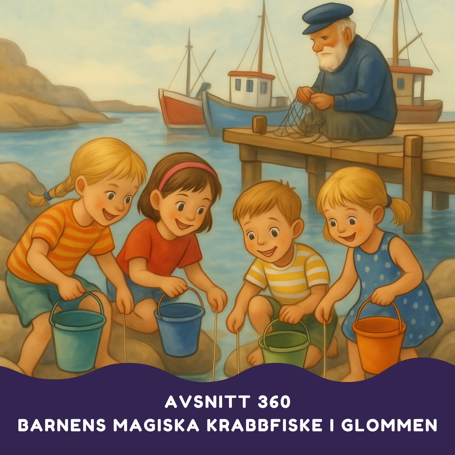 Barnens magiska krabbfiske i Glommen artwork