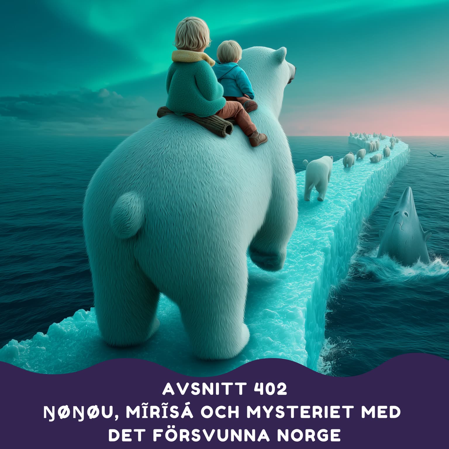 Ŋøŋøu, Mĩrĩsá och mysteriet med det försvunna Norge artwork