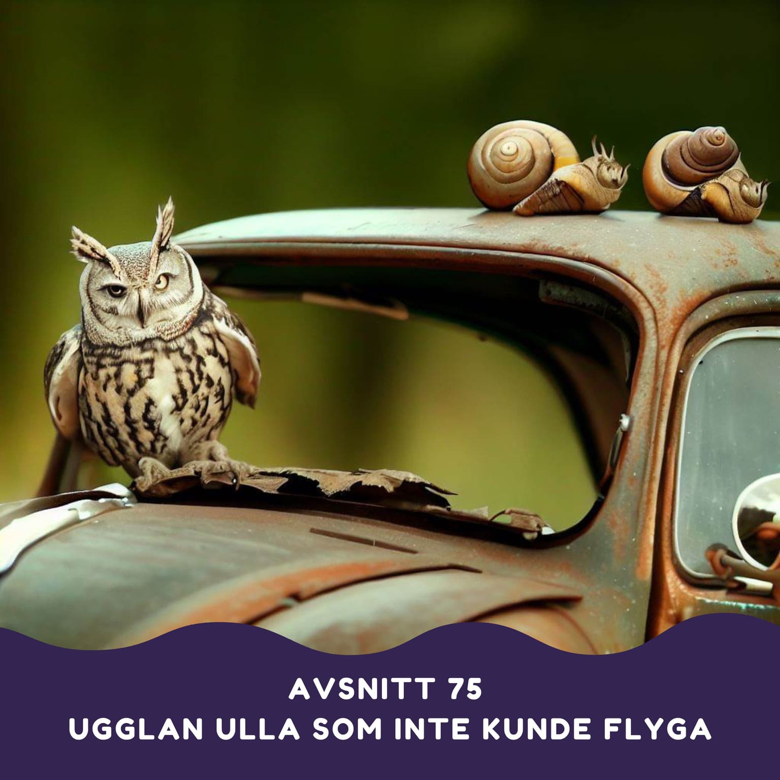 Ugglan Ulla som inte kunde flyga artwork