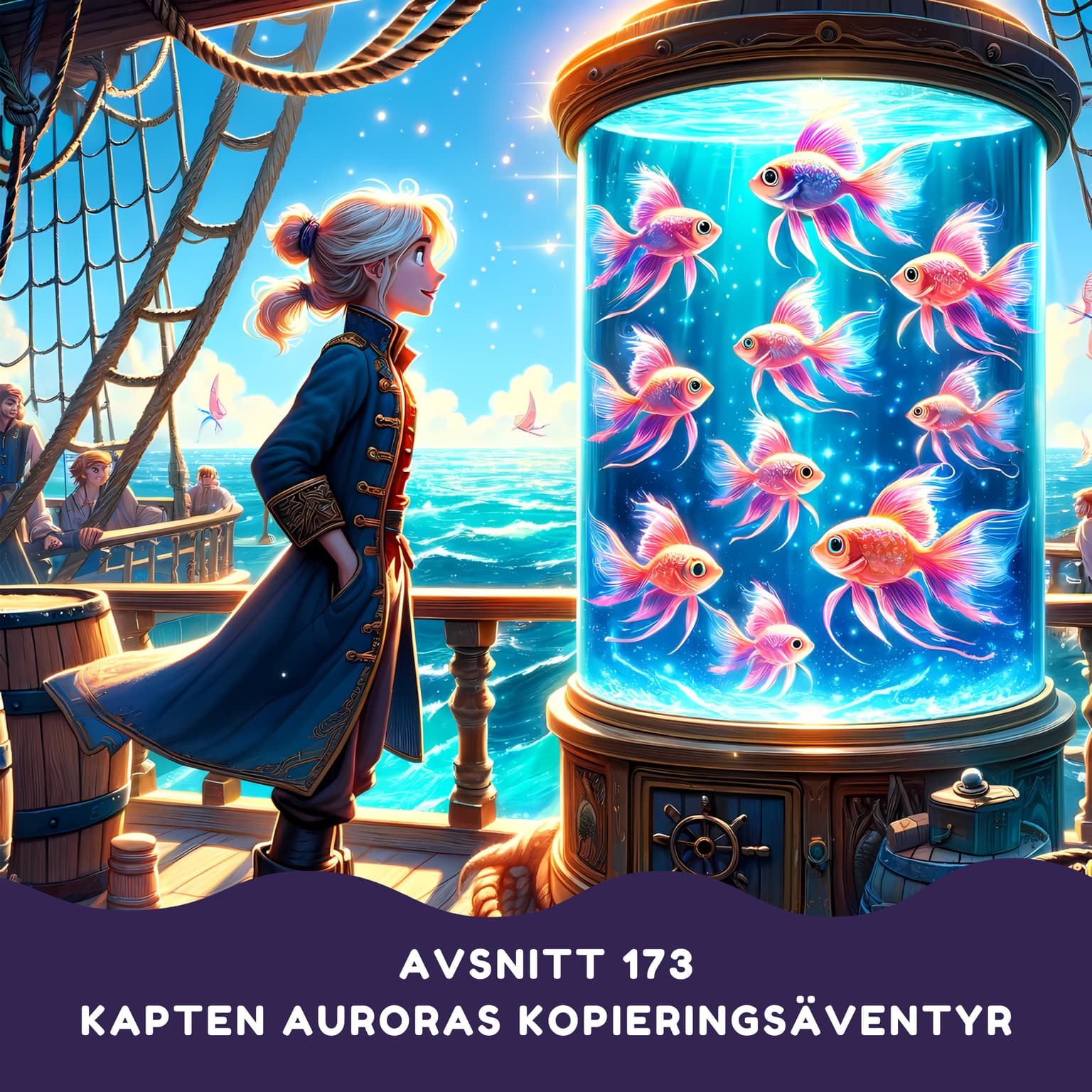 Kapten Auroras kopieringsäventyr artwork