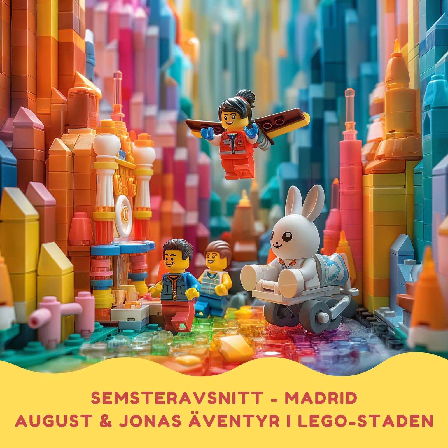 August och Jonas äventyr i Lego-staden artwork