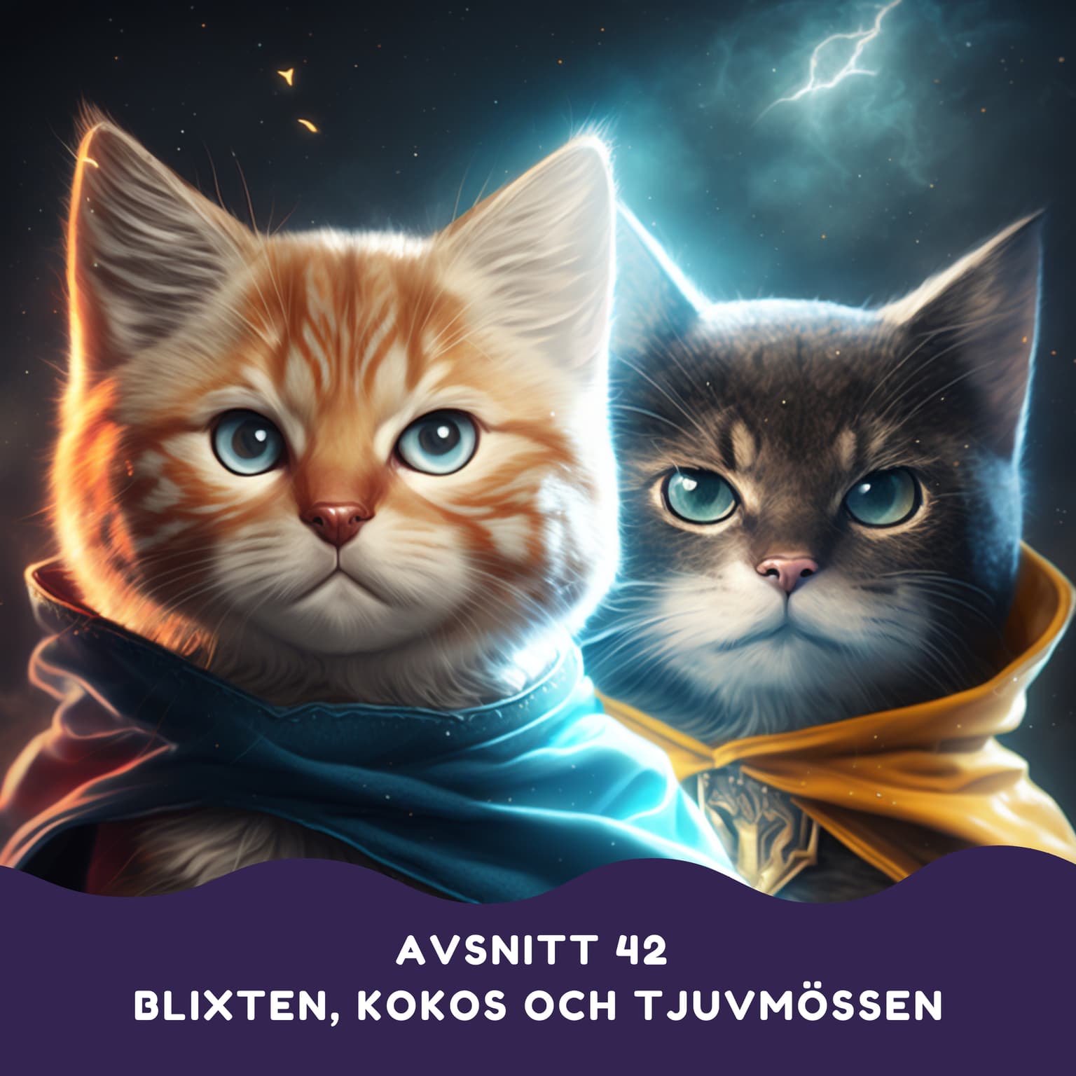 Blixten, Kokos och tjuvmössen artwork
