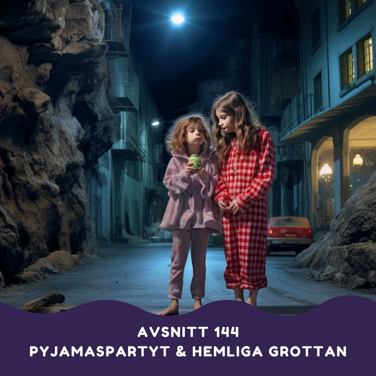 Pyjamaspartyt och den hemliga grottan artwork