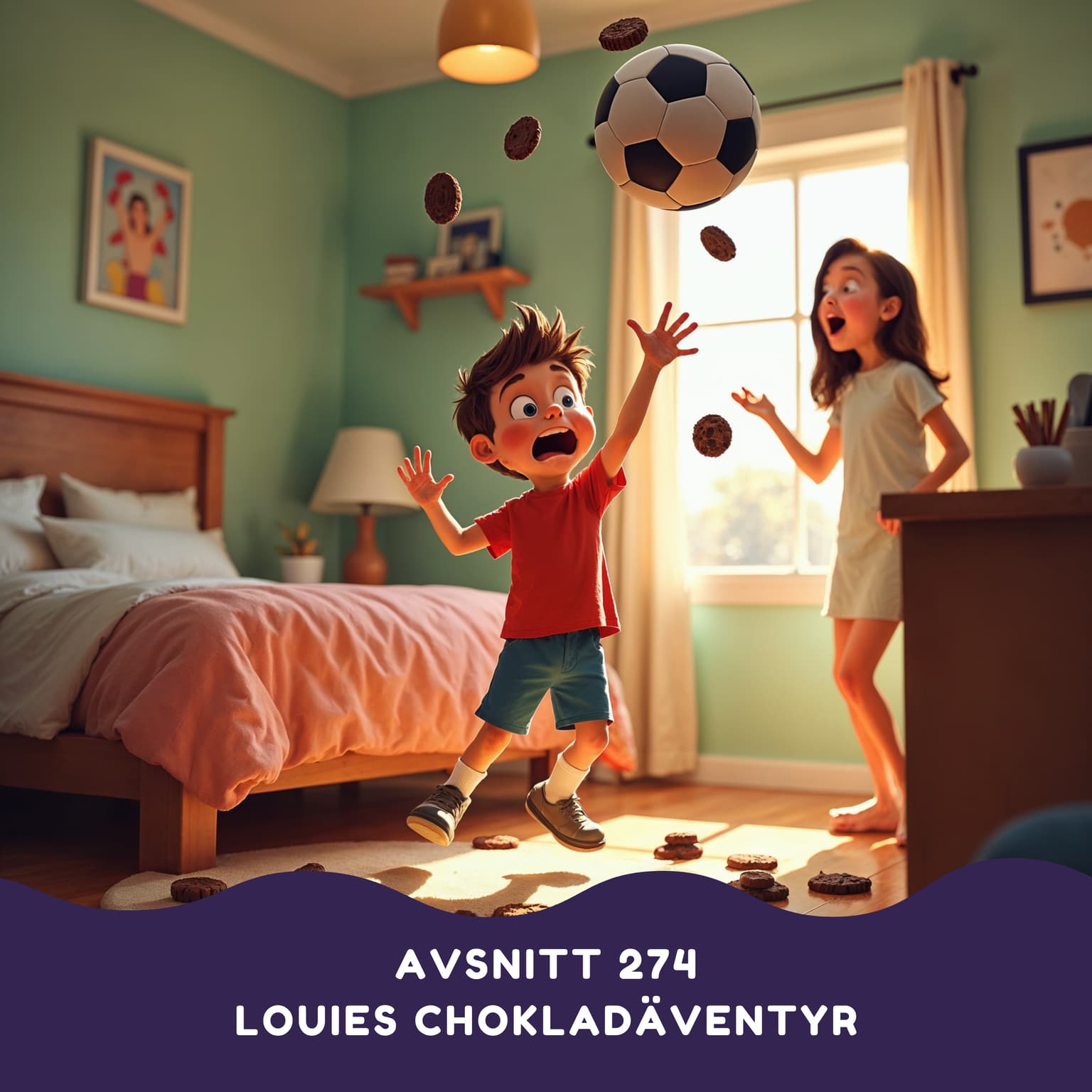 Louies chokladäventyr artwork
