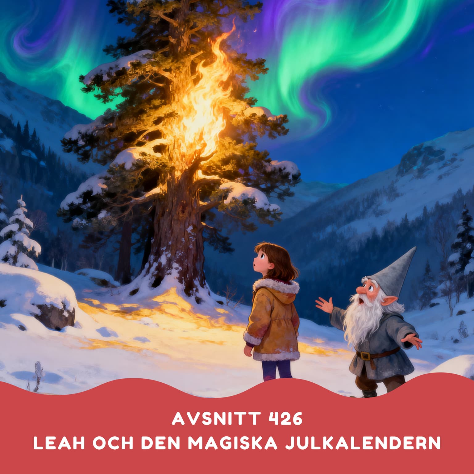 Leah och den magiska julkalendern artwork