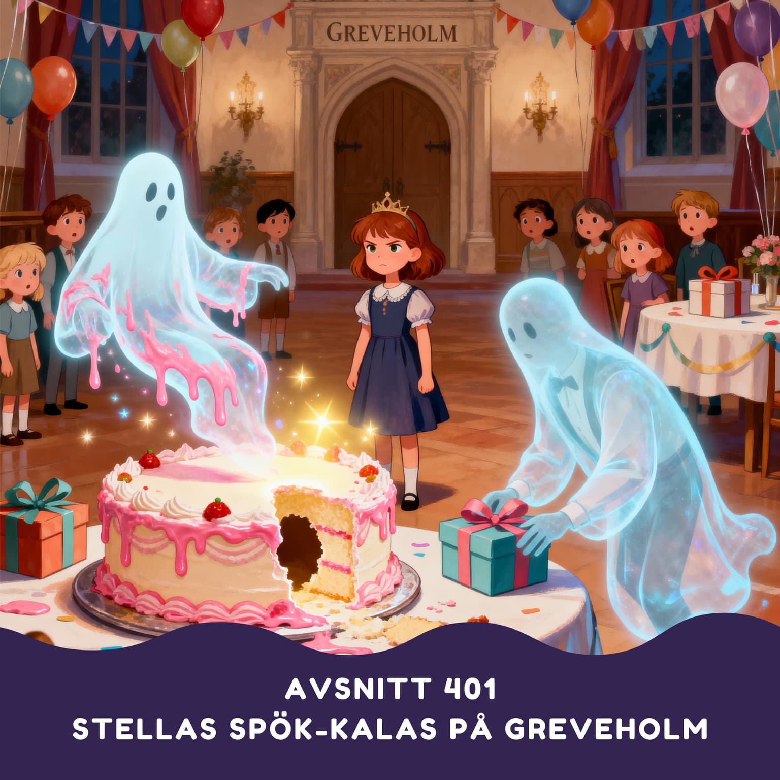 Stellas spök-kalas på Greveholm artwork