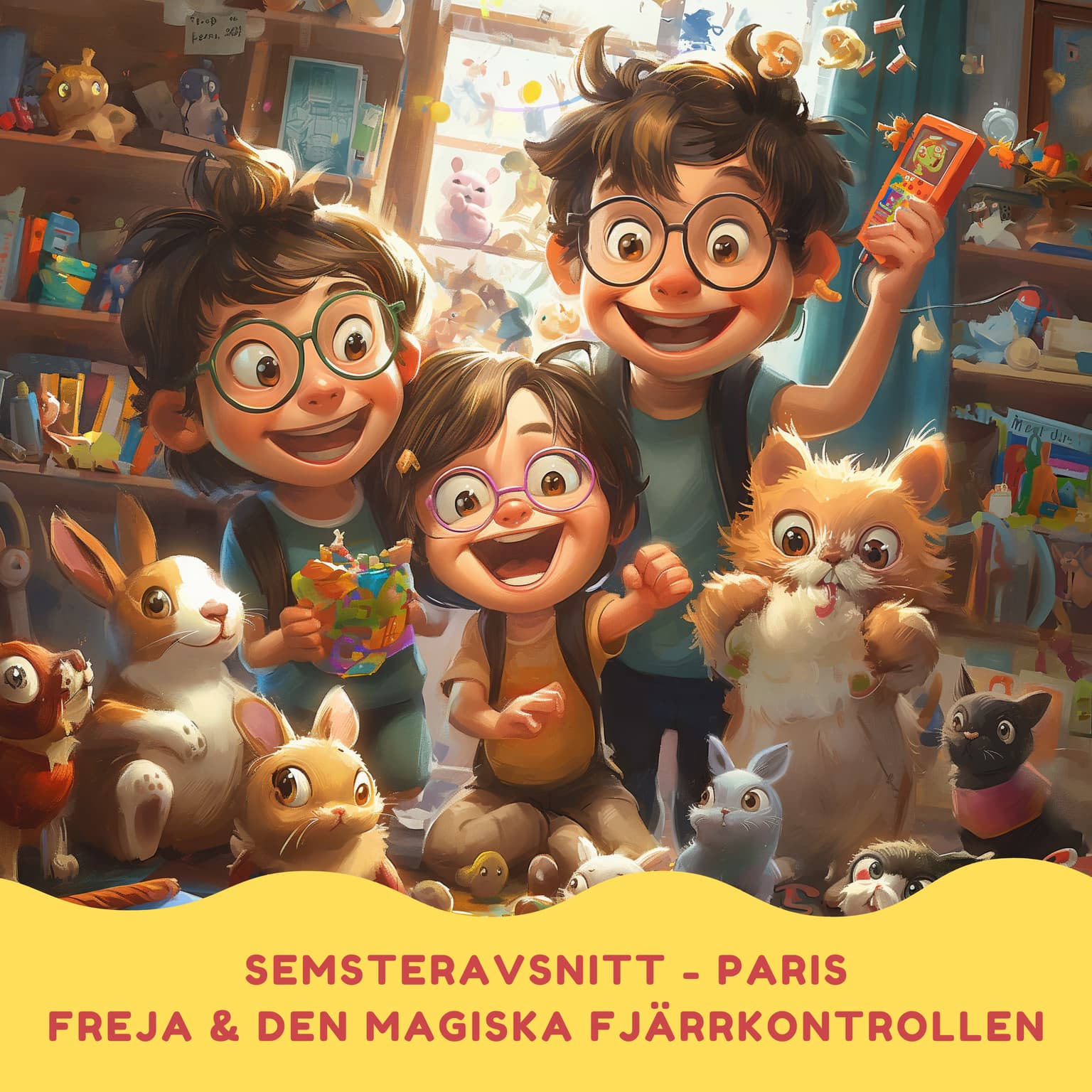 Freja och den magiska fjärrkontrollen artwork